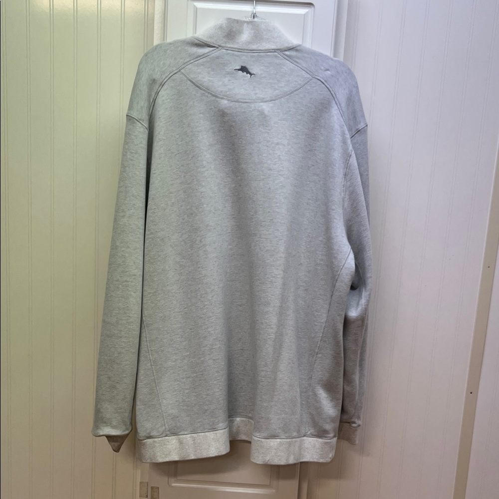Gray Quarter-Zip Doble Sided Pullover Sweatshirt - image 6